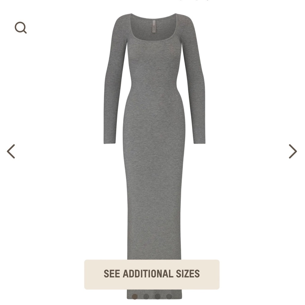 SKiMS SOFT LOUNGE LONG SLEEVE DRESS ( sold out at Nordstrom)